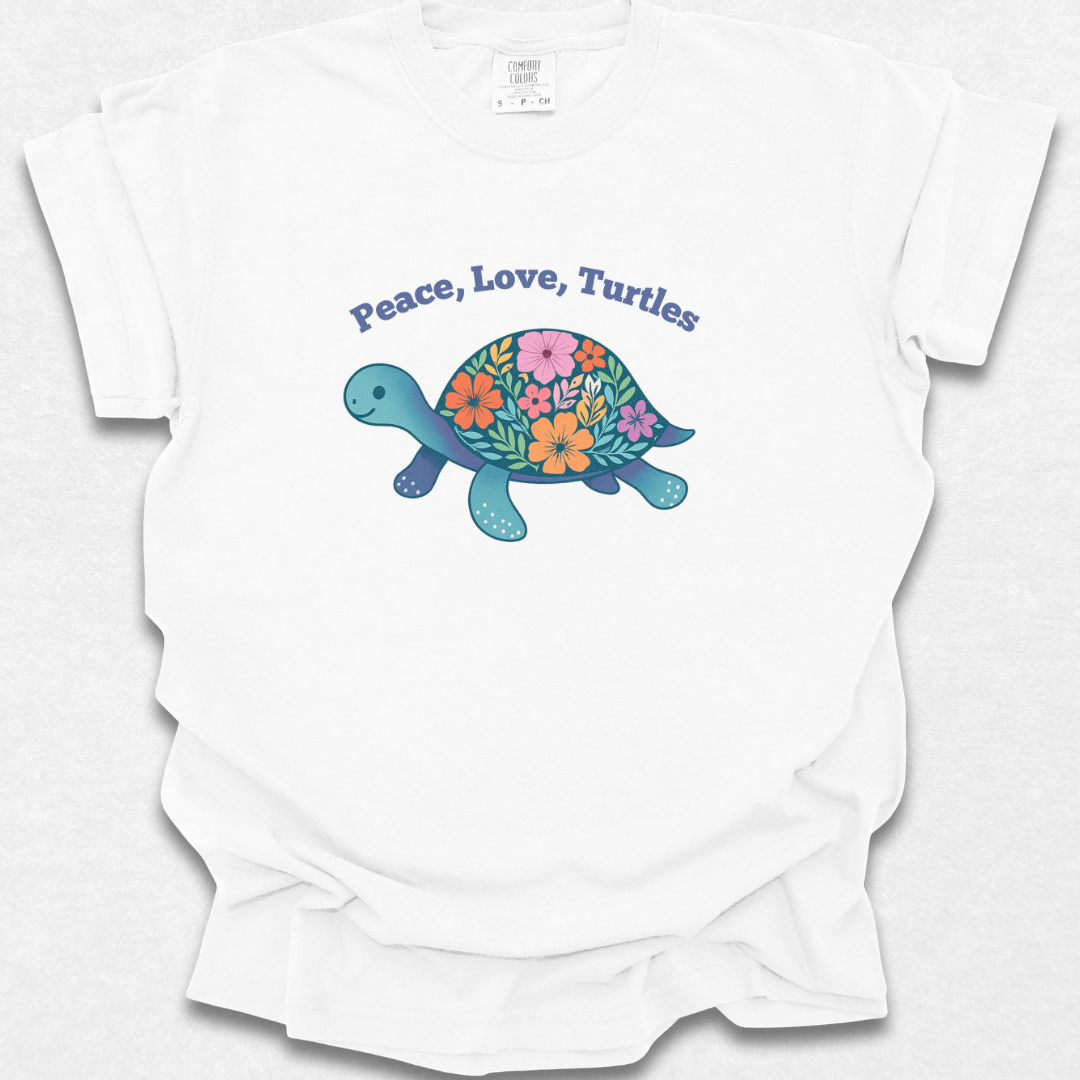 Peace, Love, Turtles T-shirt