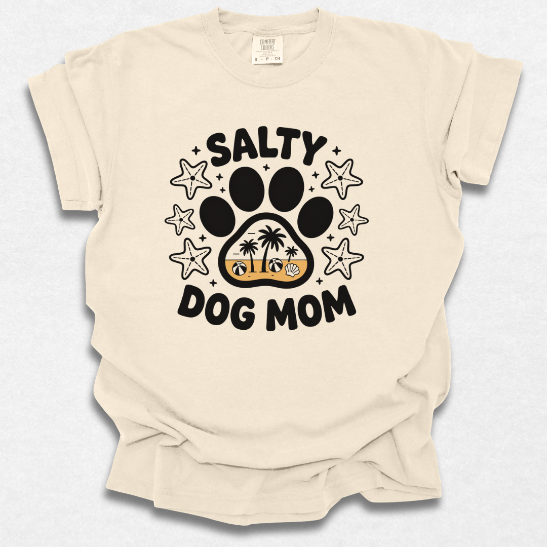 Salty Dog Mom T-shirt