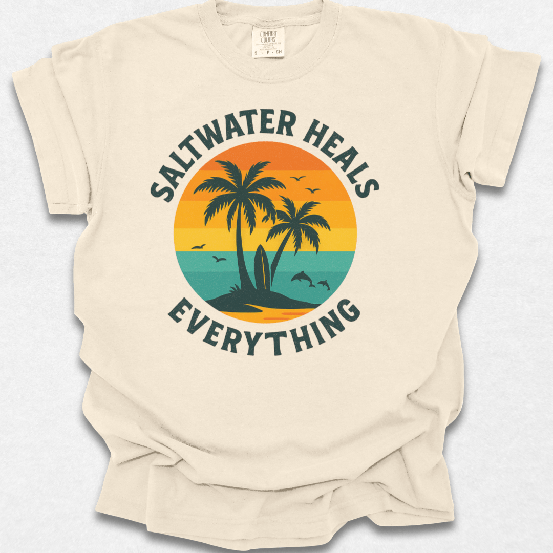 Saltwater Heals Everything T-shirt