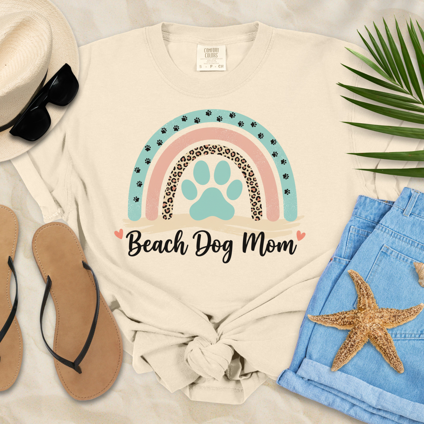 Beach Dog Mom T-Shirt