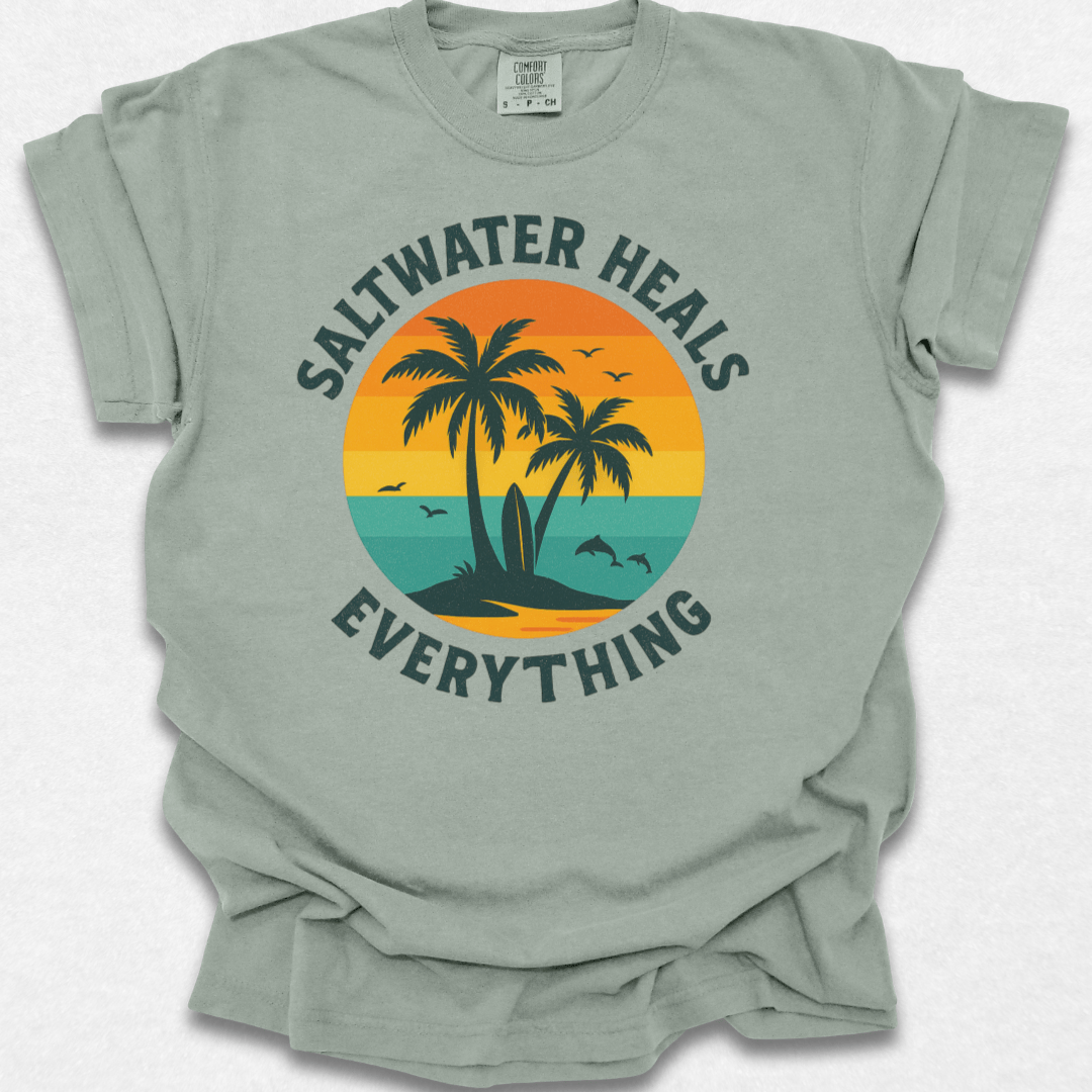 Saltwater Heals Everything T-shirt