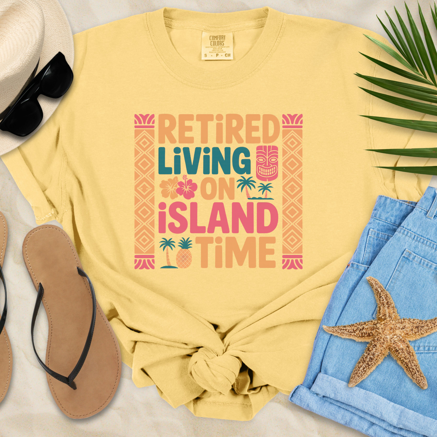 Retired - Living On Island Time T-Shirt