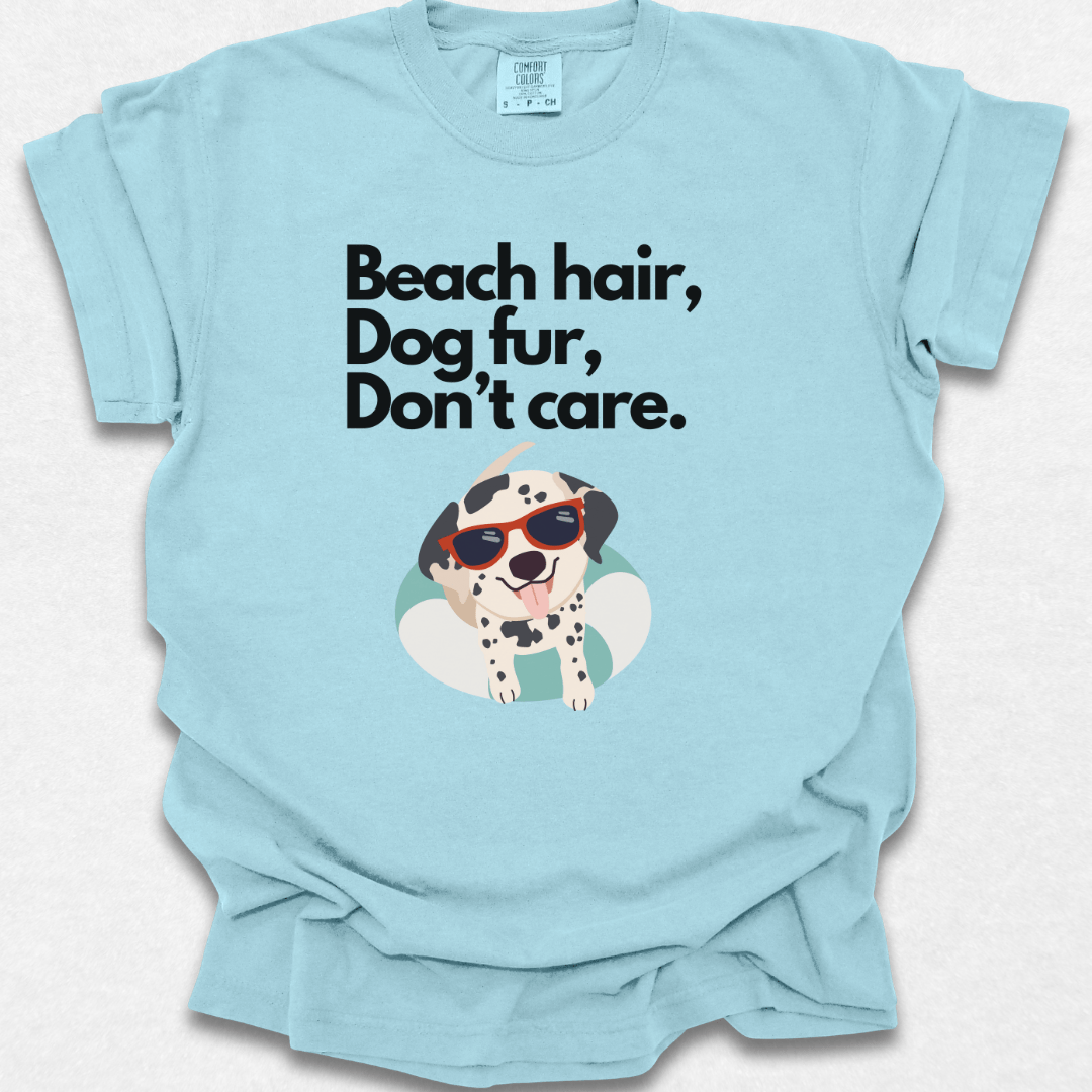 Beach Hair Dog Fur T-shirt