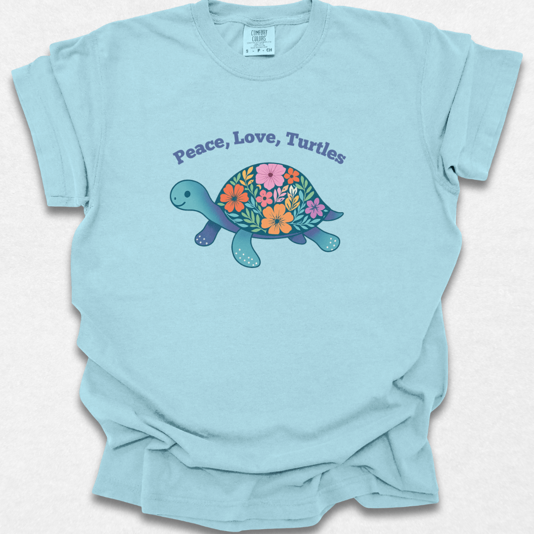 Peace, Love, Turtles T-shirt