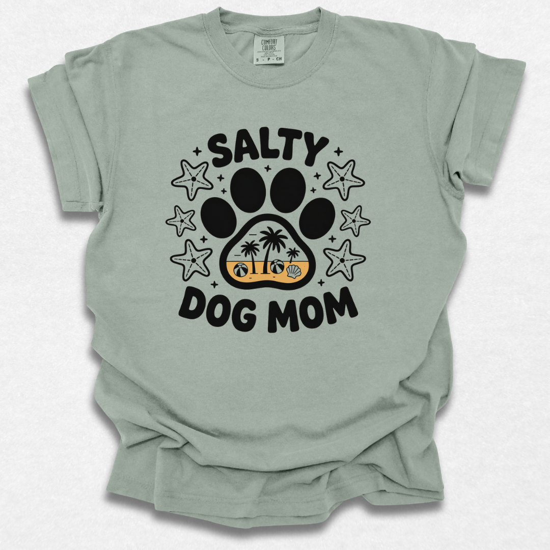 Salty Dog Mom T-shirt