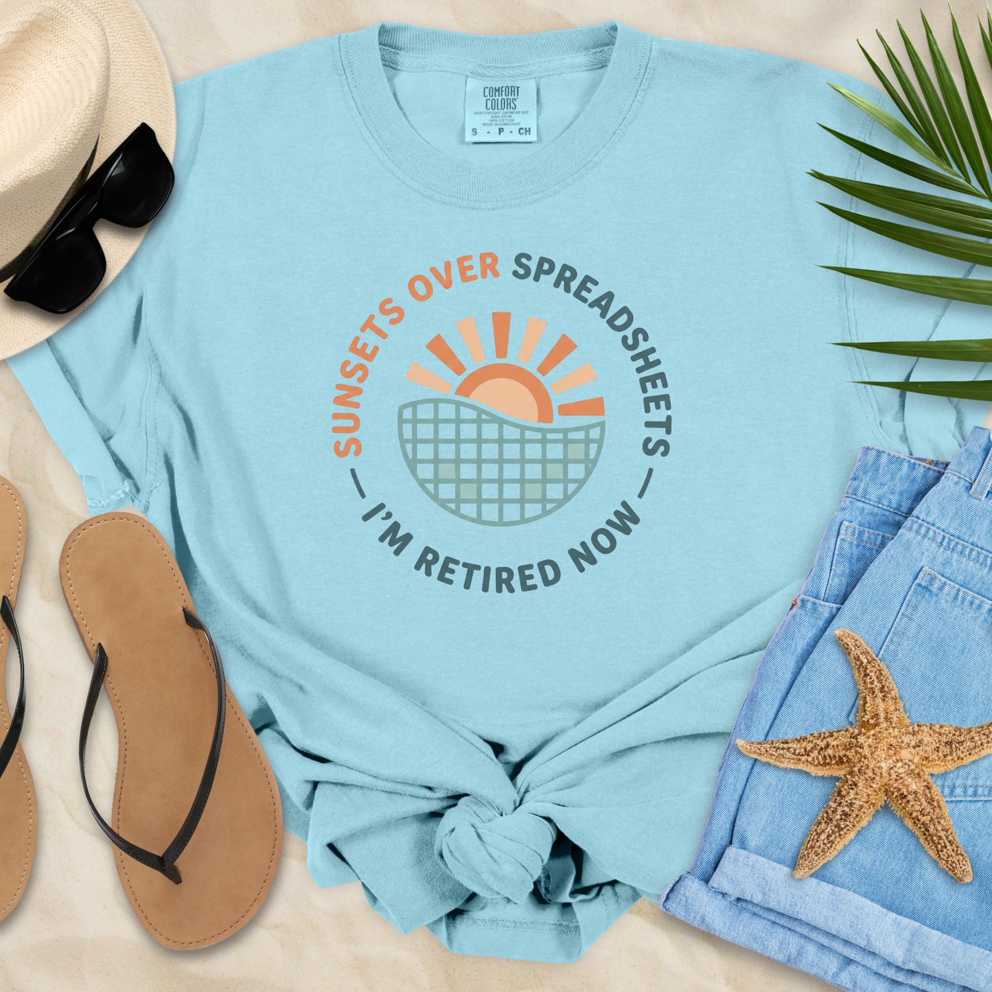 Sunsets Over Spreadsheets T-Shirt