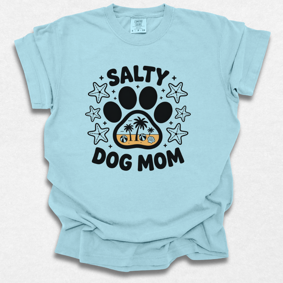 Salty Dog Mom T-shirt