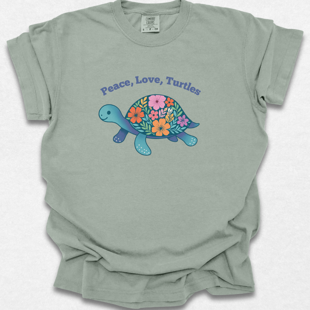 Peace, Love, Turtles T-shirt