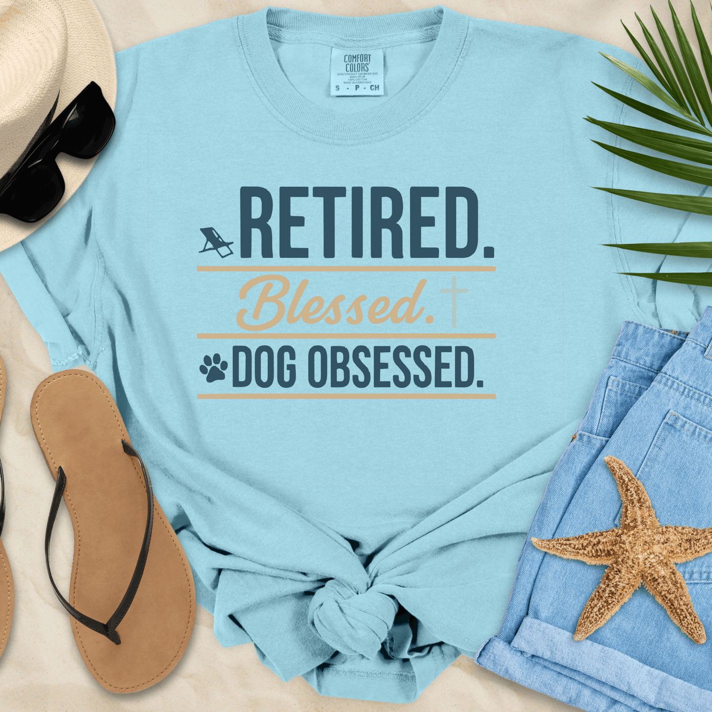Retired, Blessed, Dog Obsessed T-Shirt