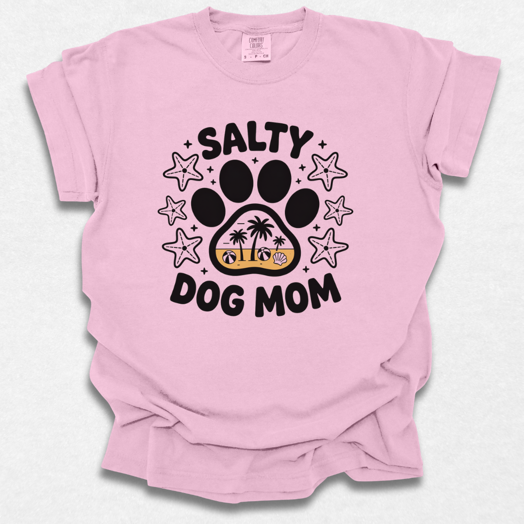 Salty Dog Mom T-shirt