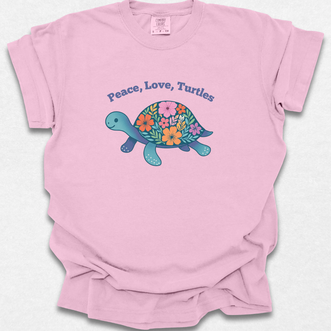 Peace, Love, Turtles T-shirt