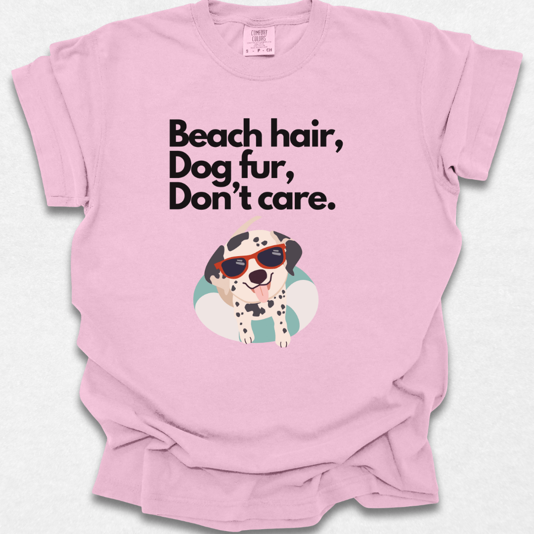Beach Hair Dog Fur T-shirt