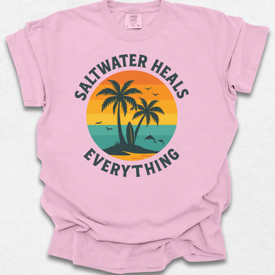 Saltwater Heals Everything T-shirt