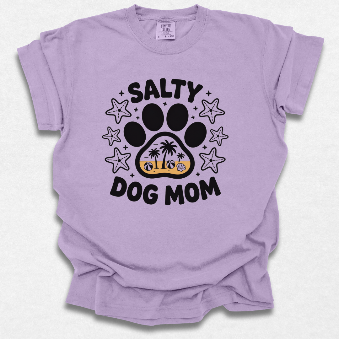 Salty Dog Mom T-shirt