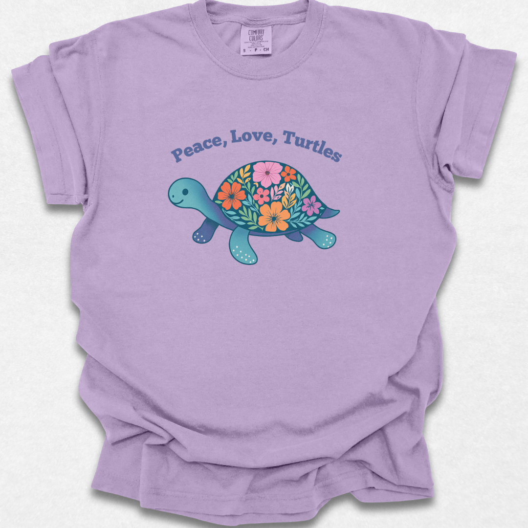 Peace, Love, Turtles T-shirt