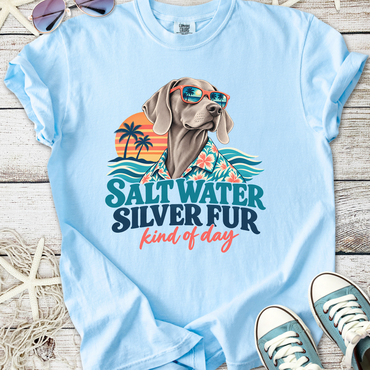 Salt Water Silver Fur T-Shirt