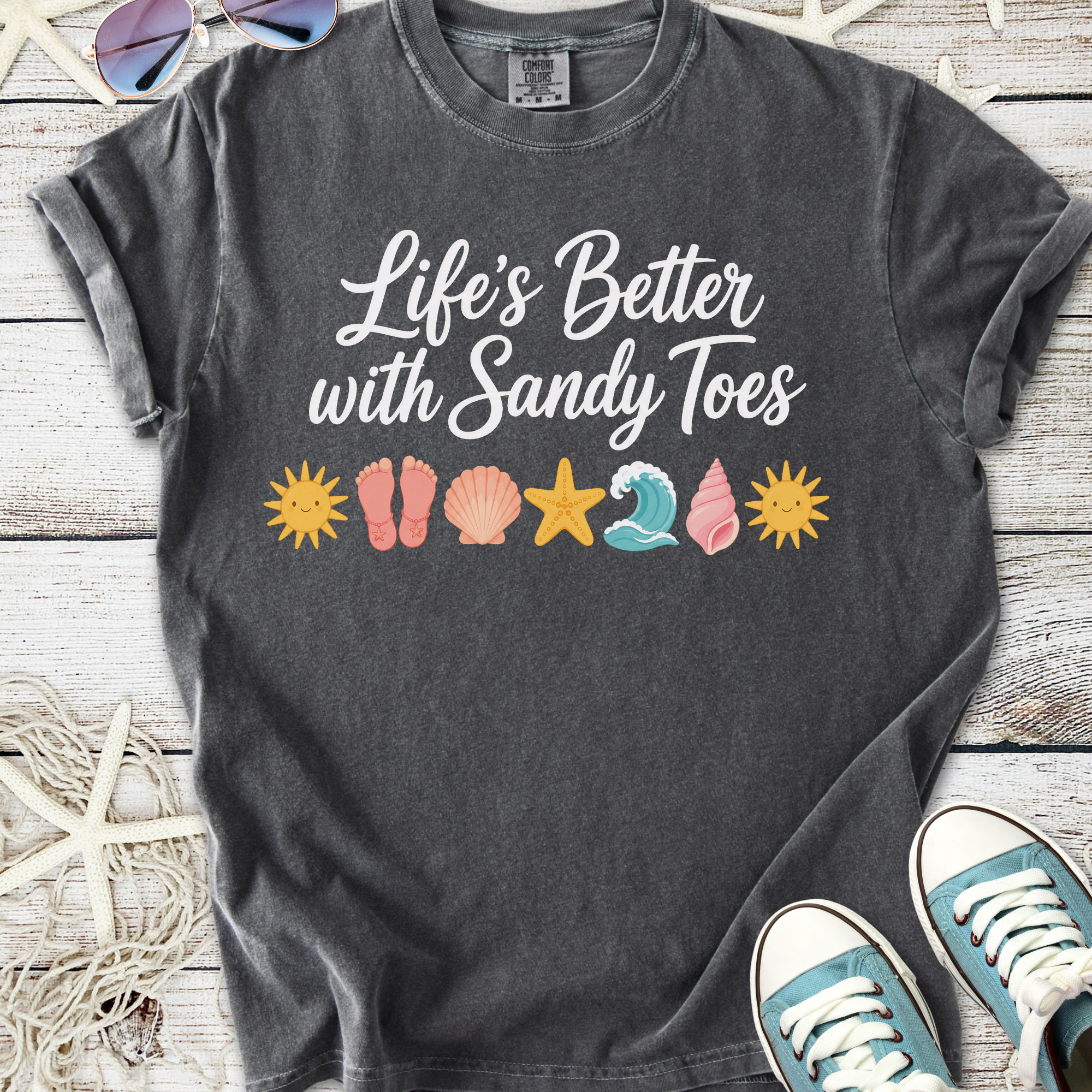 Life's Better With Sandy Toes T-Shirt