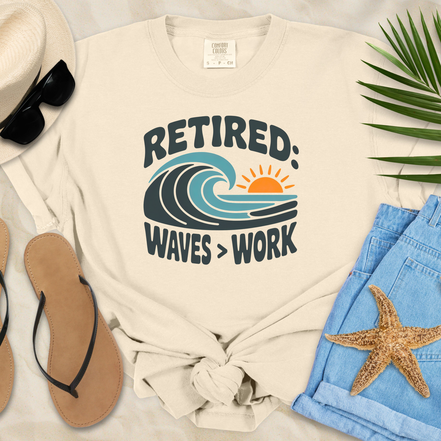 Waves Over Work T-Shirt