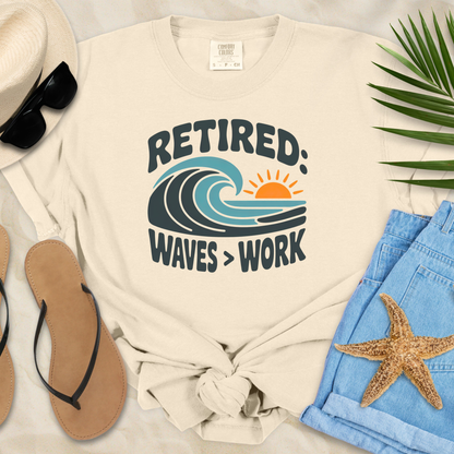 Waves Over Work T-Shirt