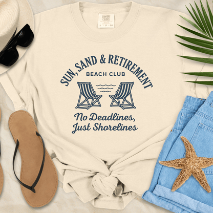 Sun, Sand & Retirement T-Shirt  T-Shirt