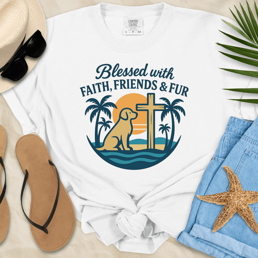 Faith Friends & Fur T-shirt