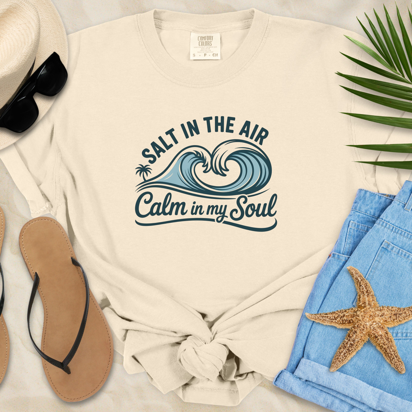 Salt In The Air Calm In My Soul T-Shirt