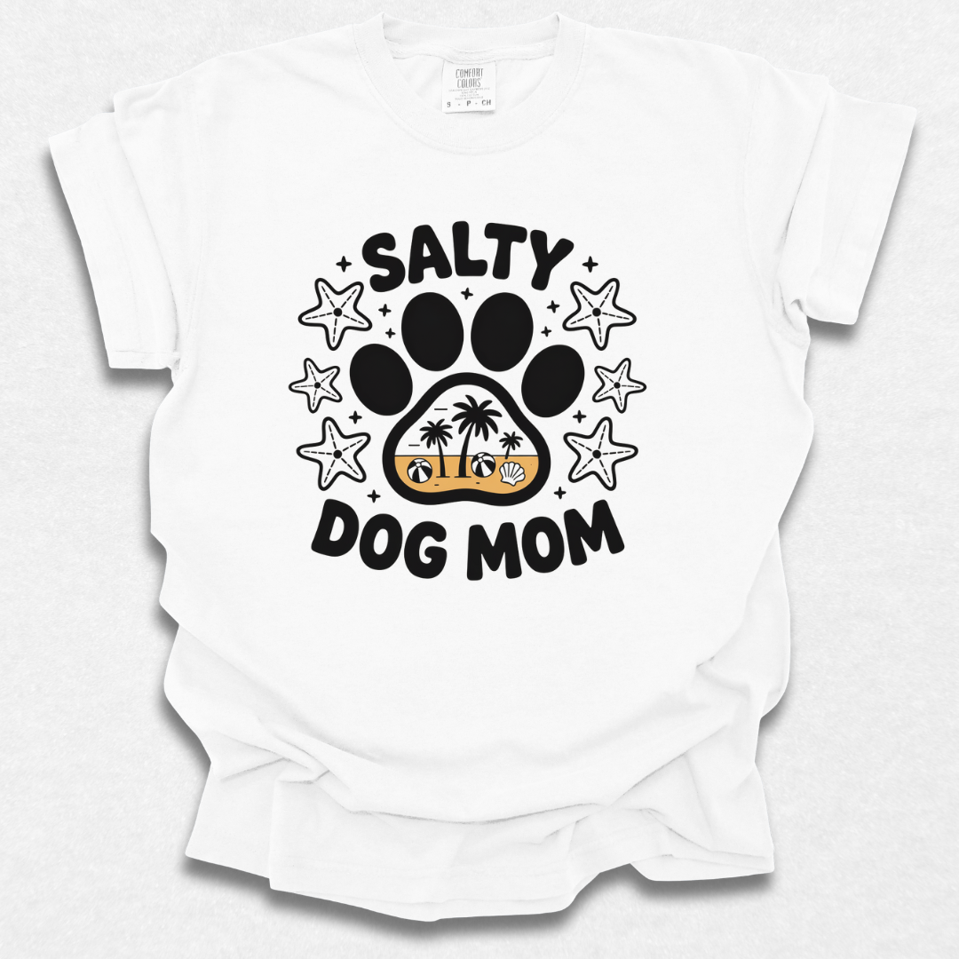 Salty Dog Mom T-shirt