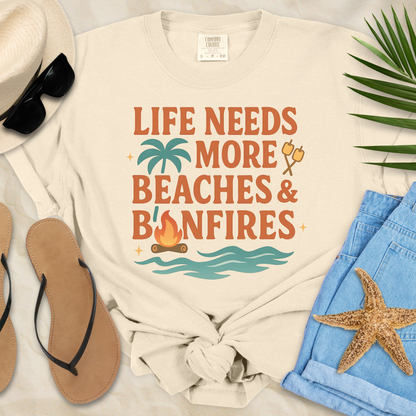 Beaches & Bonfires  T-Shirt
