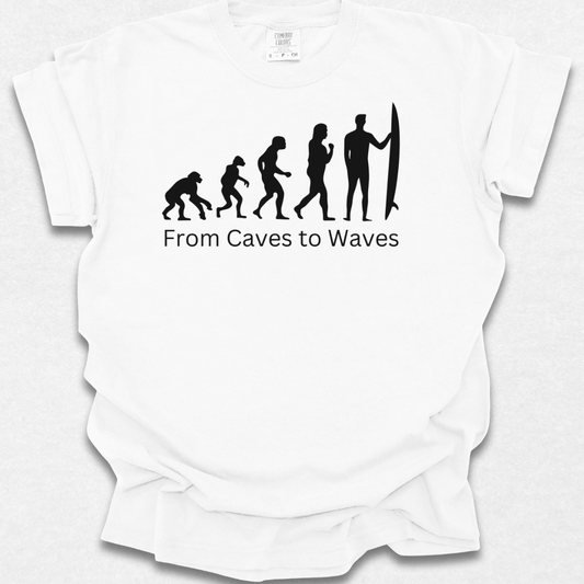 From Caves To Waves T-shirt