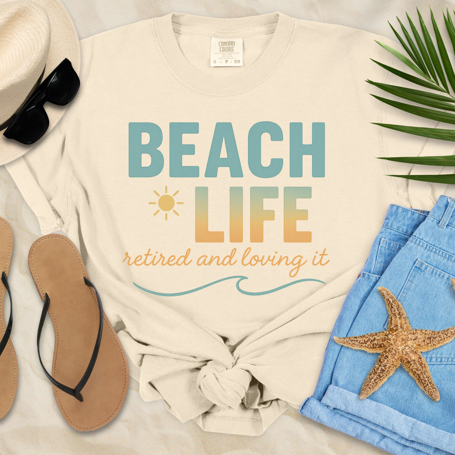 Beach Life-Retired  T-Shirt