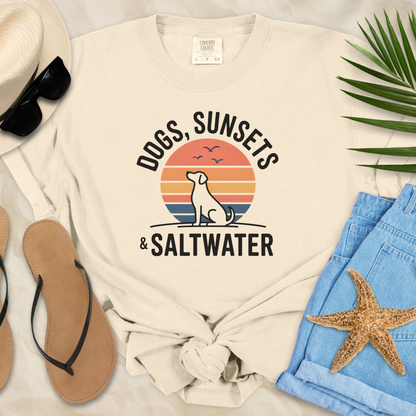 Dogs, Sunsets & Saltwater T-Shirt