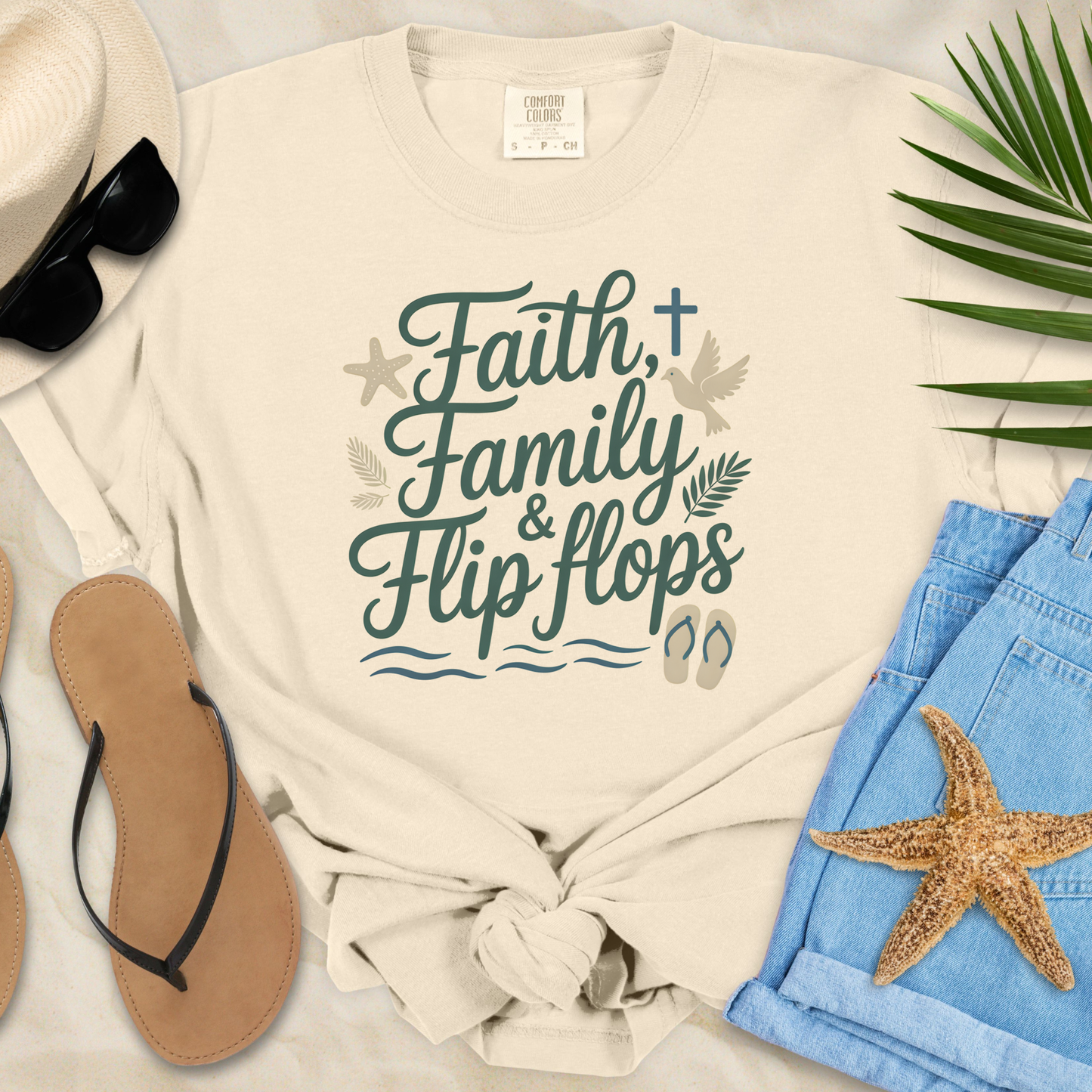 Faith, Family & Flip Flops T-Shirt