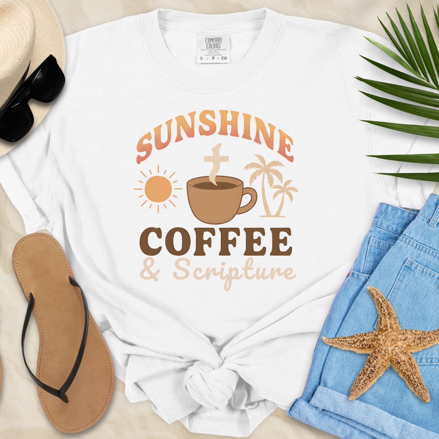 Sunshine Coffee & Scripture T-shirt