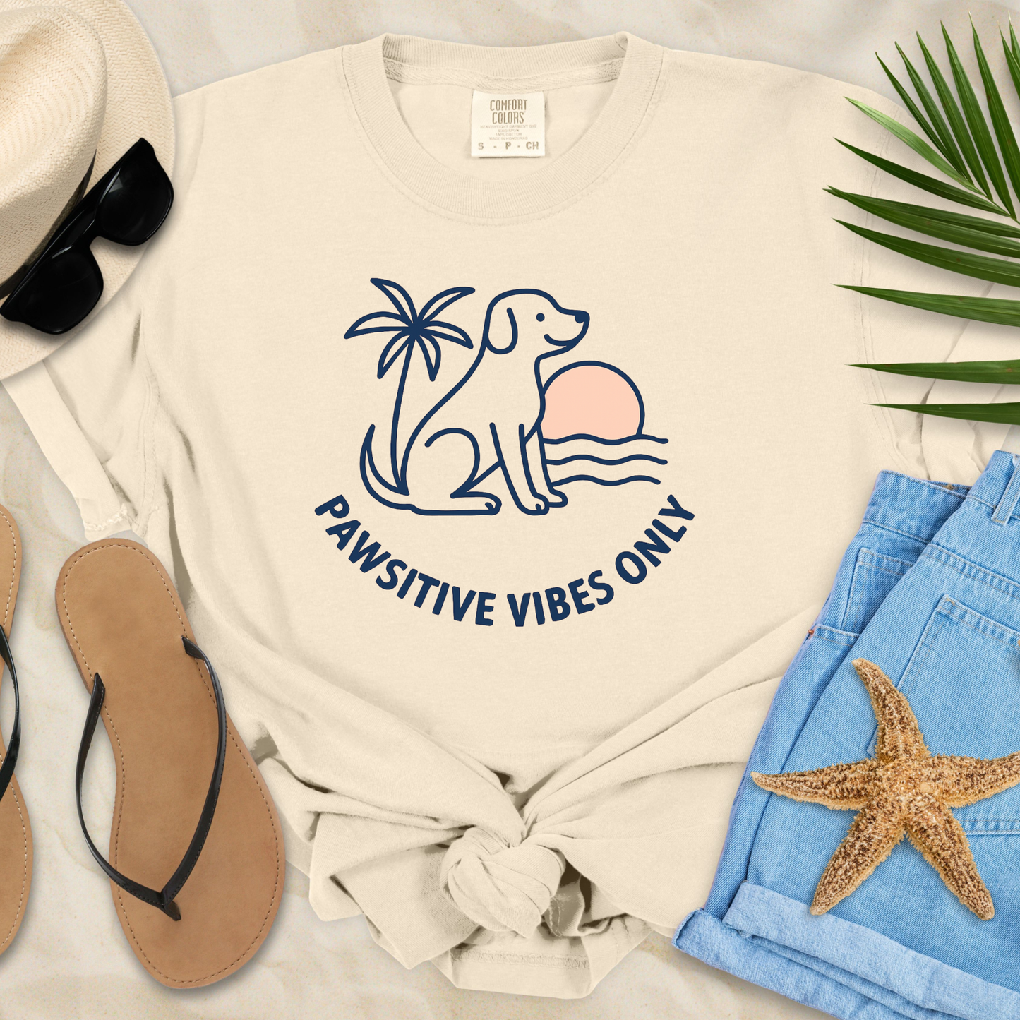 Pawsitive Vibes Only T-Shirt