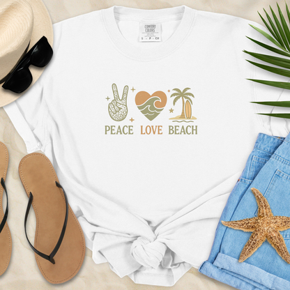 Peace Love Beach  T-Shirt