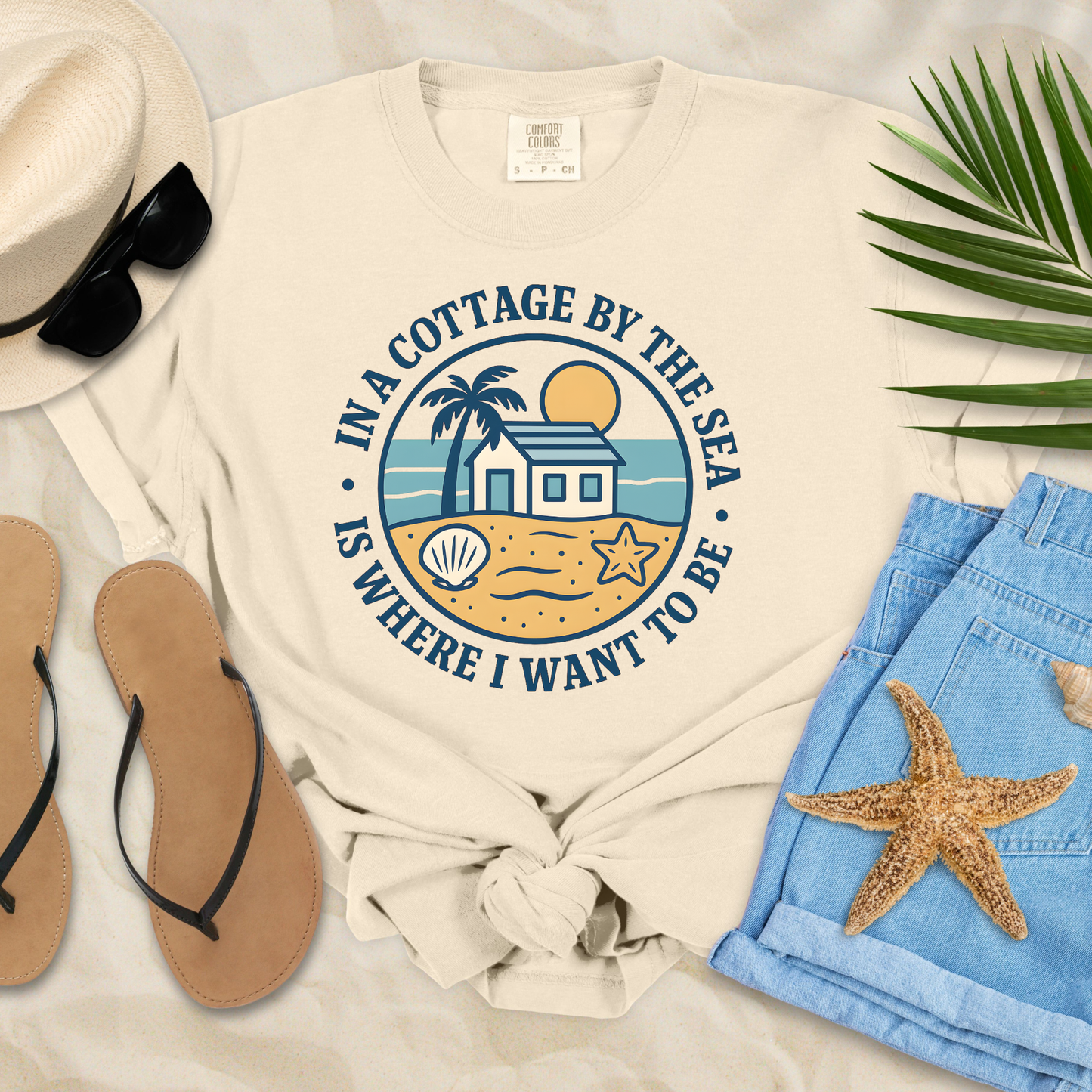 In A Cottage By The Sea  T-Shirt