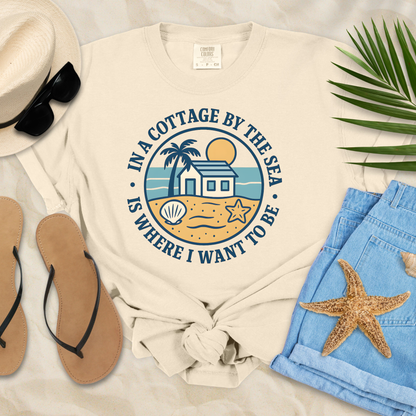 In A Cottage By The Sea  T-Shirt