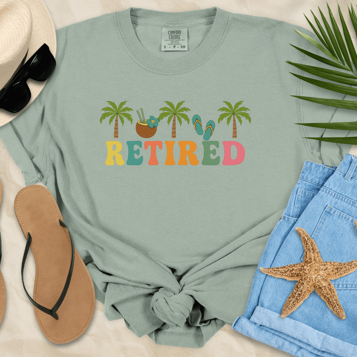 Retired - Palm Trees T-shirt