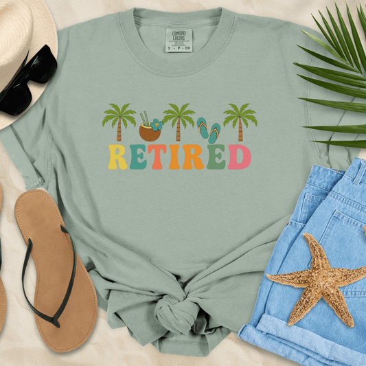 Retired - Palm Trees T-shirt
