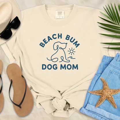 Beach Bum Dog Mom T-Shirt