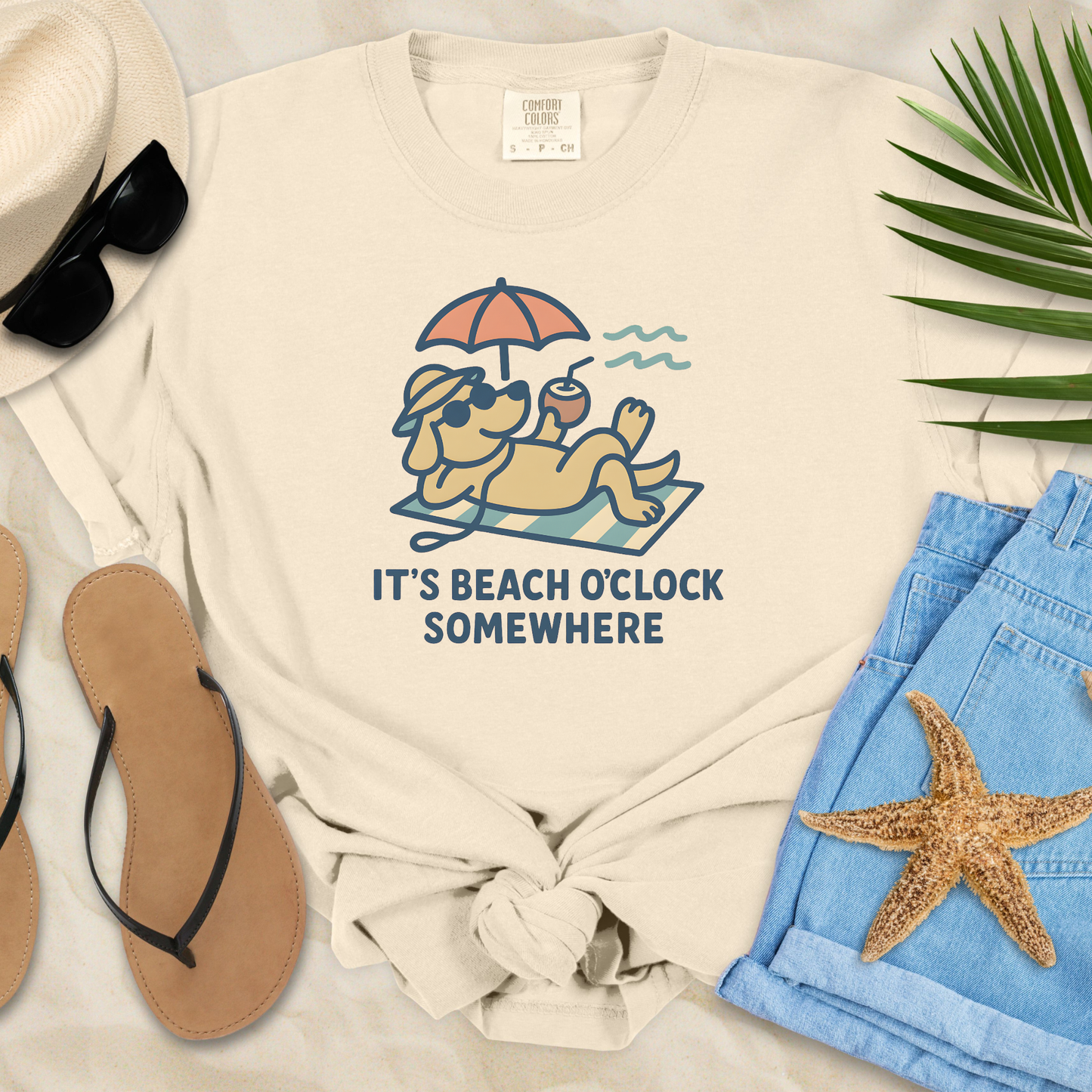 It's Beach O'Clock Somewhere  T-Shirt