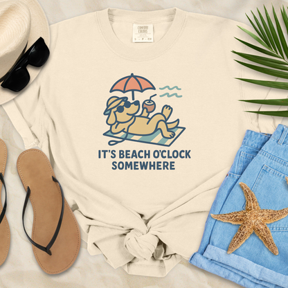 It's Beach O'Clock Somewhere  T-Shirt