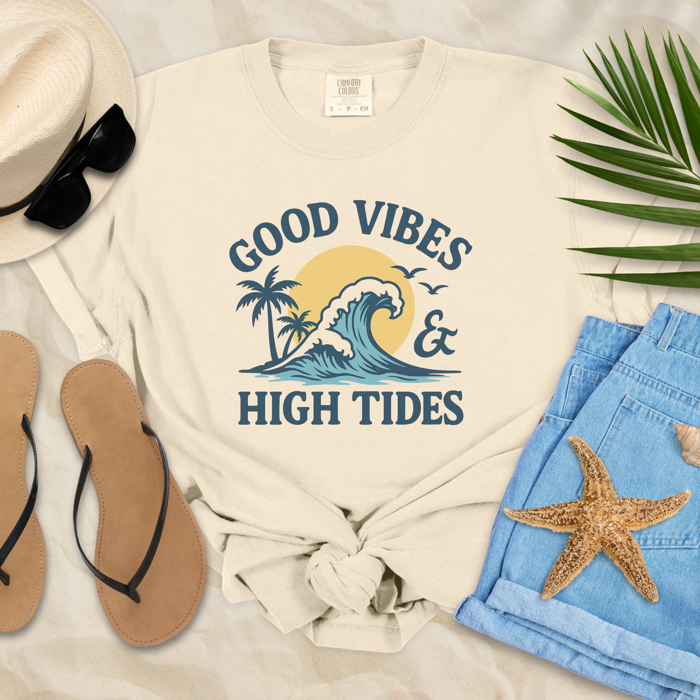 Good Vibes & High Tides  T-Shirt