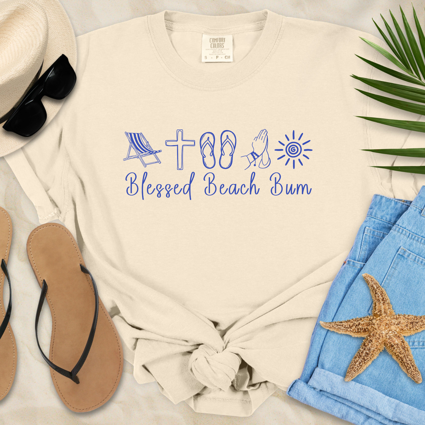 Blessed Beach Bum  T-Shirt