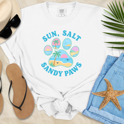 Sun, Salt, Sandy Paws T-Shirt
