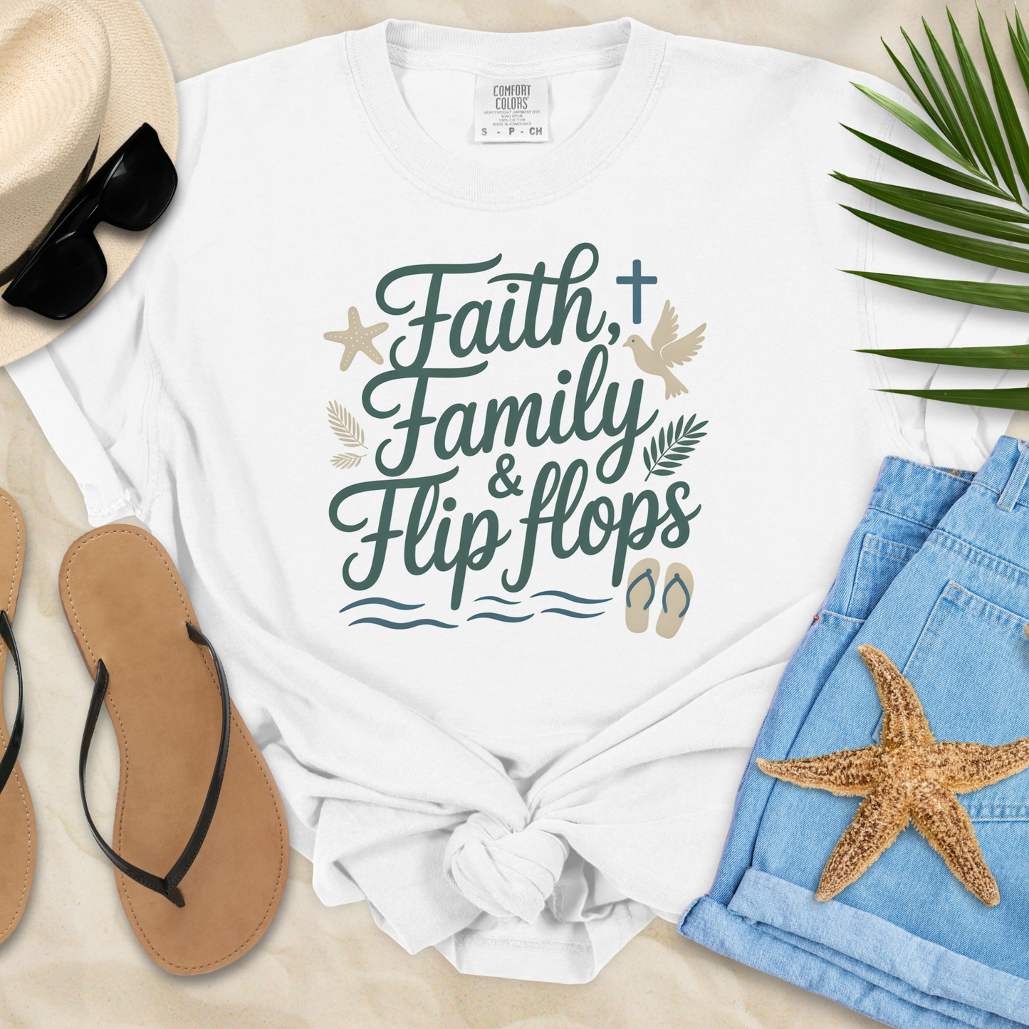 Faith, Family & Flip Flops T-Shirt