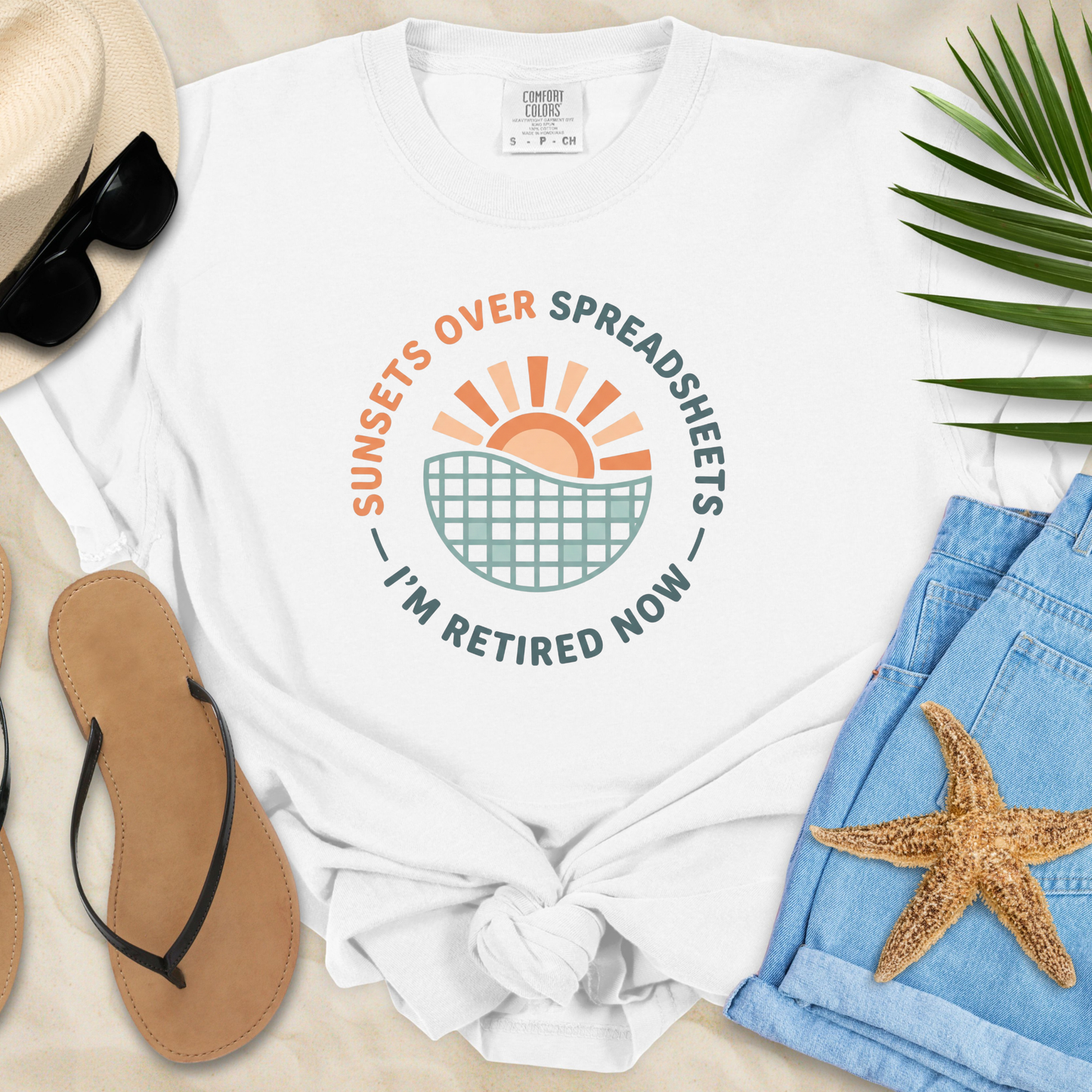 Sunsets Over Spreadsheets T-Shirt