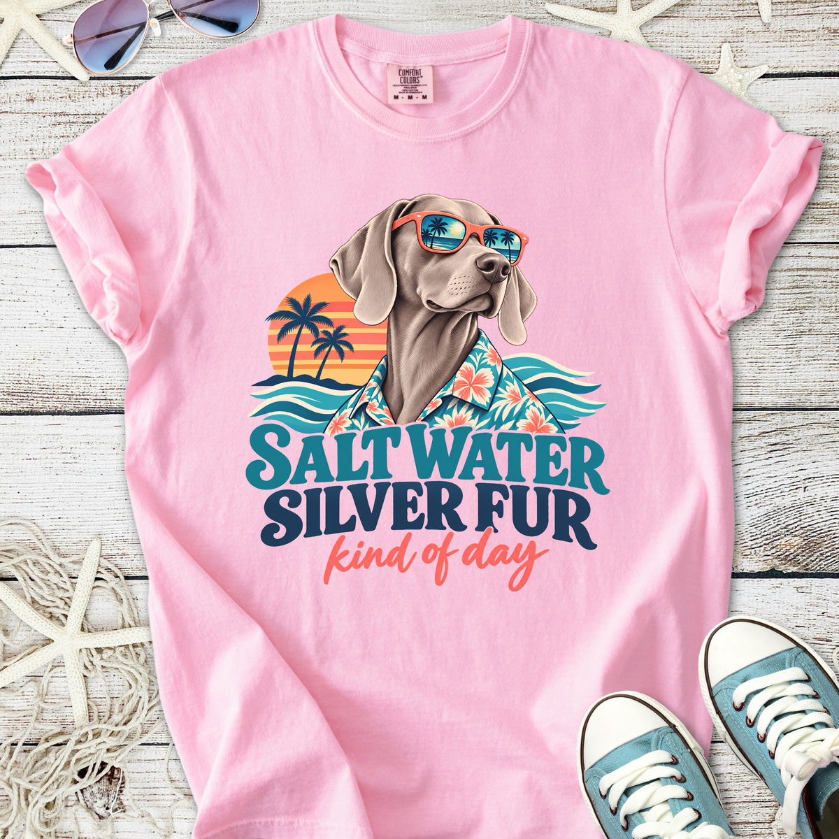 Salt Water Silver Fur T-Shirt