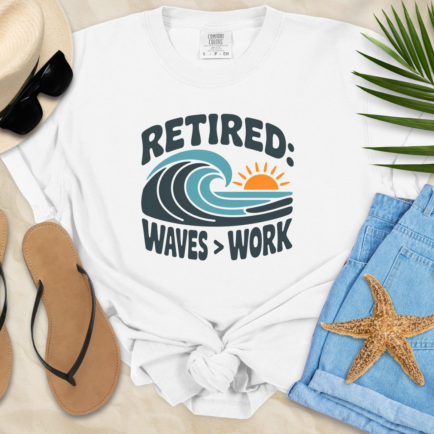 Waves Over Work T-Shirt