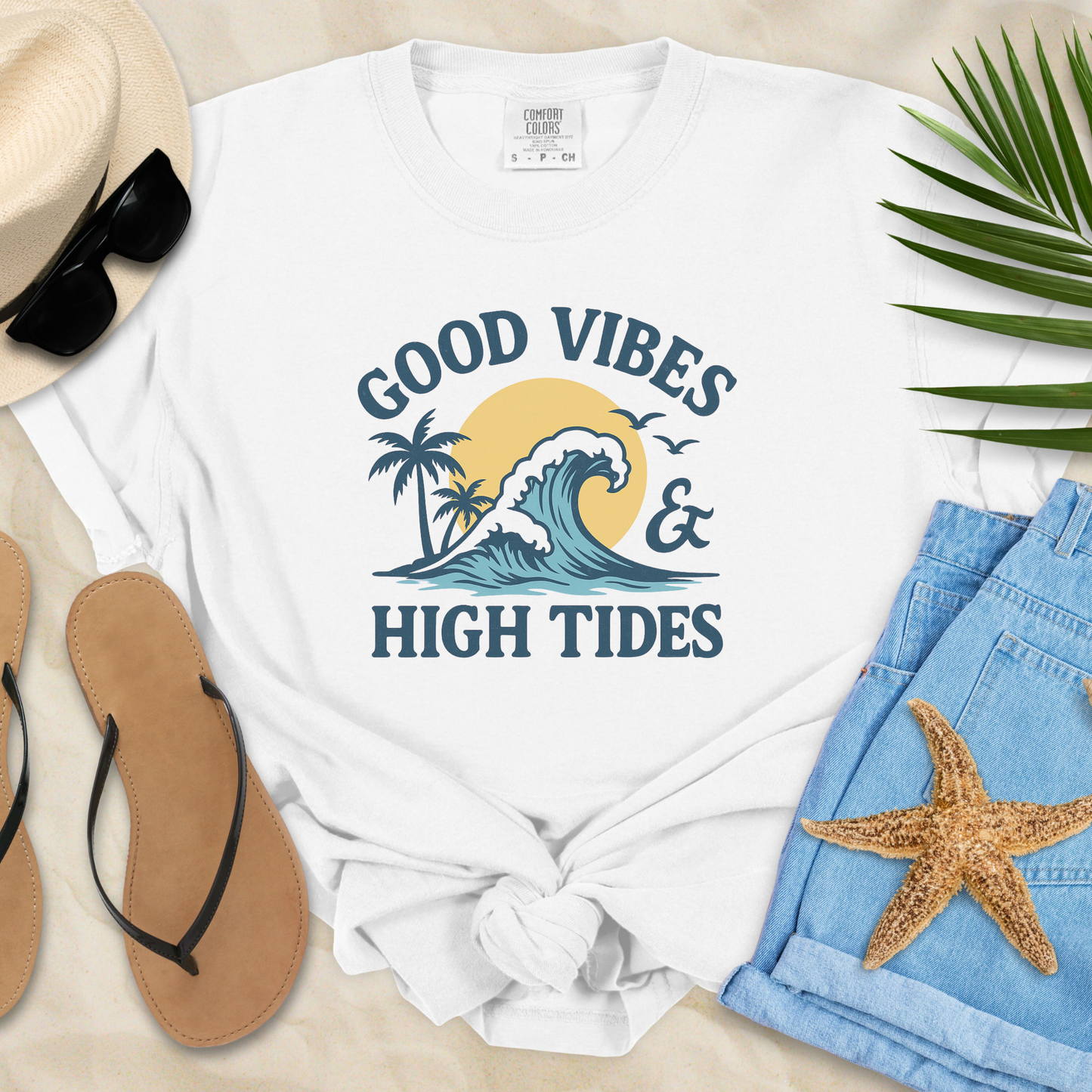 Good Vibes & High Tides  T-Shirt